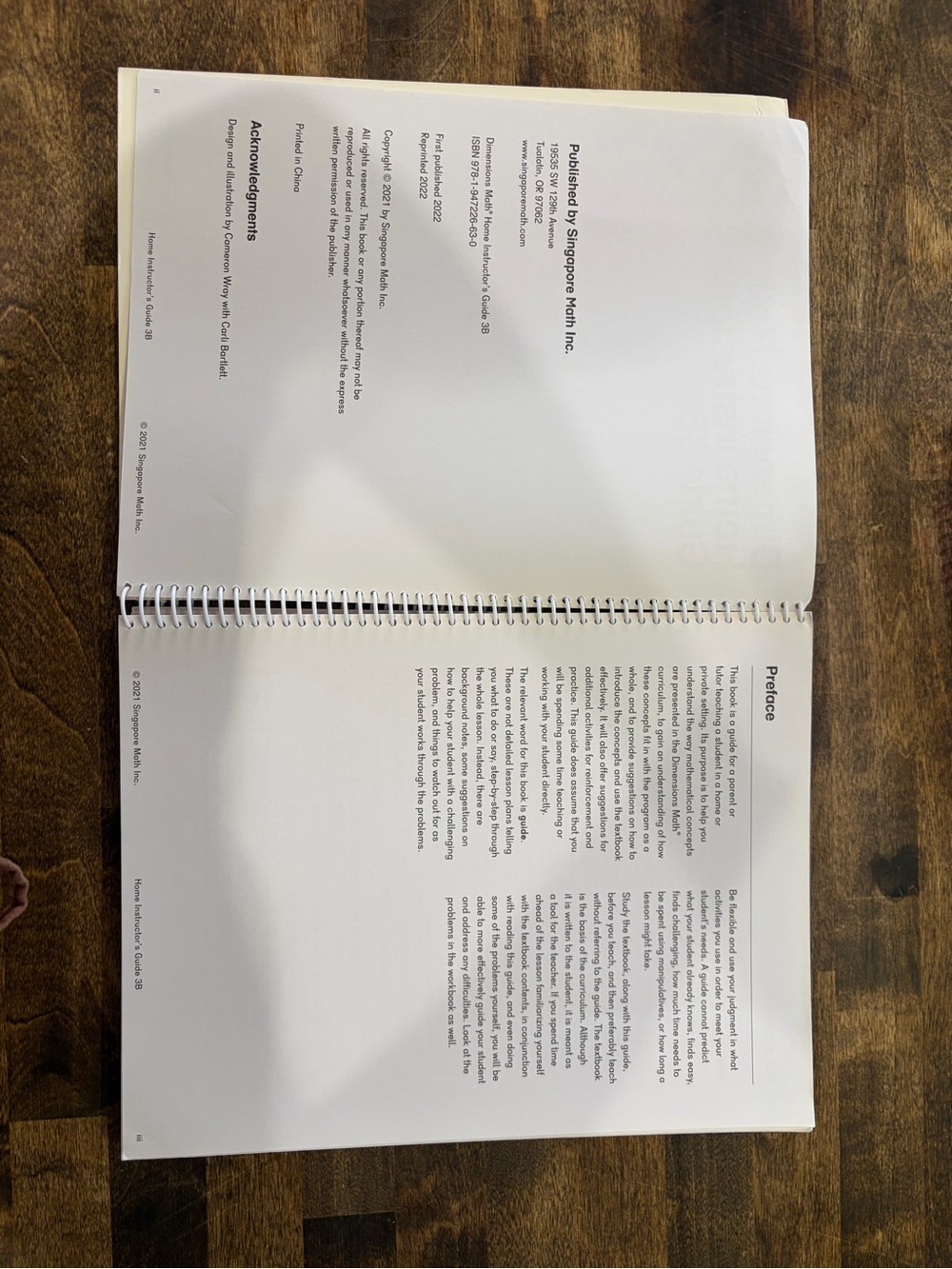 Dimensions Math Home Instructor's Guide 3A & 3B Textbooks - Picture 7 of 8